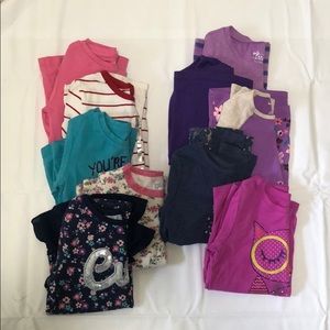 Girls size 5 long sleeve lot